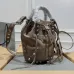 24Balenciaga Bucket Bag: Burgundy Leather, Studded Edges, A Bold Fashion Statement size:30×23×17cm #A54208