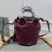 5Balenciaga Bucket Bag: Burgundy Leather, Studded Edges, A Bold Fashion Statement size:30×23×17cm #A54208