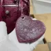 7Balenciaga Bucket Bag: Burgundy Leather, Studded Edges, A Bold Fashion Statement size:30×23×17cm #A54208