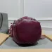 9Balenciaga Bucket Bag: Burgundy Leather, Studded Edges, A Bold Fashion Statement size:30×23×17cm #A54208