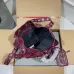 10Balenciaga Bucket Bag: Burgundy Leather, Studded Edges, A Bold Fashion Statement size:30×23×17cm #A54208
