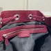 11Balenciaga Bucket Bag: Burgundy Leather, Studded Edges, A Bold Fashion Statement size:30×23×17cm #A54208