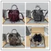 1Balenciaga Bucket Bag: Burgundy Leather, Studded Edges, A Bold Fashion Statement size:30×23×17cm #A54208