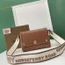 1Burberry Crossbody Bag: Logo - Embroidered Strap &amp; Leather, A Nod to Heritage size:25×8×18cm #A54201