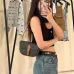 16Celine FOLCO SHOULDER BAG IN TRIOMPHE CANVAS size:20×14×5cm #A54102