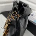 5Chanel 22 handbag, Shiny calfskin &amp; gold-tone metal , black #A49167