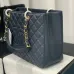 22Chanel Black Caviar Gst In Gold Hardware #A49228