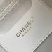 10Chanel Bowling Bag: Cowhide Leather 24K Gold Chain Handbag with Pockets #A49219