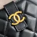 19Chanel Clutches with Chain - Small Leather Goods size:18×17×6cm #A54074