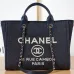 15Chanel Deauville Coco Mark Tote Bag Canvas #A49193