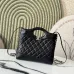 11Chanel Kelly 31 Shopping Tote Black Calfskin size:22×24×5cm #A53914