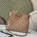 21Chanel Kelly 31 Shopping Tote Black Calfskin size:32×30×9cm #A53913
