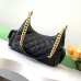 3Chanel Large Capacity Black Gold Chain Shoulder Bag #A49225