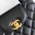 7Chanel Mini Bag: Quilted Leather, Gold “CC”, A Timeless Fashion Icon 25c Kelly size:13×9×7cm #A54205