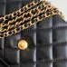 9Chanel Mini Bag: Quilted Leather, Gold “CC”, A Timeless Fashion Icon 25c Kelly size:13×9×7cm #A54205