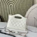 4Chanel Mini Kelly 31 Shopping Tote Black Calfskin size:17×20×5cm #A53910