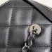 24Chanel Mini Timeless Classic Barrel Bag with Chain Black #A49781