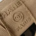 24Chanel Natural Raffia Small Deauville Tote size:34cm #A54036