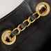 7Chanel Shopping bag, Calfskin &amp; gold-tone metal, black size:36×24×12cm #A53503