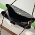 8Chanel Shopping bag, Calfskin &amp; gold-tone metal, black size:36×24×12cm #A53503