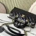 5Chanel Small bowling bag, Patent crumpled calfskin size:17×21×3cm #A53909