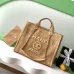 3Chanel Woven Tote: Textured Raffia, Signature Logo &amp; Chain, Embracing Summer Elegance size38 #A54203