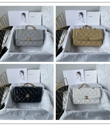 CHANEL Diana Lamb Matelasse Chain Shoulder Bag size:13×21×6cm #A54037