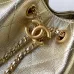 19CHANEL Drawstring Leather Exterior Bags #A53501