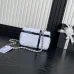 3Chanel 24B black and white sequin bow silver hardware mini flap chain bag #A49207