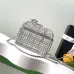 3Chanel Birdcage minaudiere, Silver-tone metal &amp; strass, silvery &amp; crystal #A49171