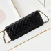 5Chanel Lambskin Clutch Bag Rectangle Crossbody Gold-Tone Hardware Designer Handbag  #A49222