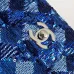 5Chanel Shoulder Bag Sequin Chain Navy size:14×21×8cm #A53500