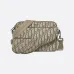 12DIOR CHRISTIAN DIOR Oblique Saddle Triple Pouch  size:23×17×4cm #A54108
