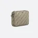 15DIOR CHRISTIAN DIOR Oblique Saddle Triple Pouch  size:23×17×4cm #A54108