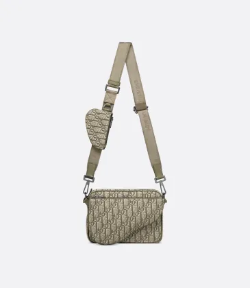 DIOR CHRISTIAN DIOR Oblique Saddle Triple Pouch  size:23×17×4cm #A54108