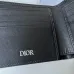 4DIOR MEN Diorissimo Pattern Embossed Leather Bifold Wallet #A50111