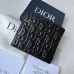 1DIOR MEN Diorissimo Pattern Embossed Leather Bifold Wallet #A50111