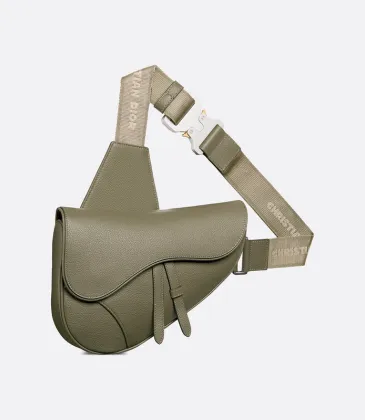 DIOR MEN Leather Christian Dior Saddle  size:27×20×5cm #A54111