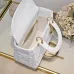 15Dior Bag Graphic Cannage Calfskin Black/White #A48775