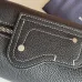 3Dior Black Leather Crossbody Messenger Saddle Bag Lingot  size:22×10×12cm #A54110