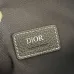 6Dior Black Leather Crossbody Messenger Saddle Bag Lingot  size:22×10×12cm #A54110