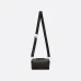7Dior Black Leather Crossbody Messenger Saddle Bag Lingot  size:22×10×12cm #A54110