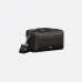 1Dior Black Leather Crossbody Messenger Saddle Bag Lingot  size:22×10×12cm #A54110