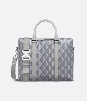 Dior Briefcase CD Diamond Canvas Smooth LINGOT size:35×27×6cm #A54112