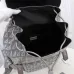 3Dior Men's Diamond Jacquard Heather Road jung haein Backpack Large Grey size:43×51×20cm #A54103