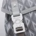 6Dior Men's Diamond Jacquard Heather Road jung haein Backpack Large Grey size:43×51×20cm #A54103
