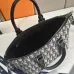 21Dior Weekender Tote Bag Oblique Jacquard  size:31×18×12cm #A54105