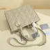 16Medium Dior Book Tote Black Macrocannage Calfskin #A50088