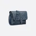 3Medium Dior Daily Messenger Bag with Flap Navy Blue Dior size:28×18×9.5cm #A53899
