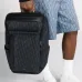 19Rider Soft Zipped Backpack Dior Oblique Jacquard and Blue Grained Calfskin size:32×46×7cm #A54065